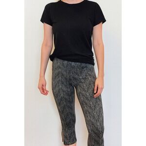 Athleta Womens Be Free Knickers Crop‎ Leggings Gray Size Small Activewear
